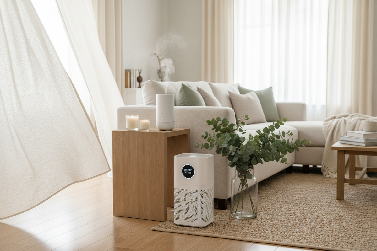 Building a Complete Home Freshness System with Window Treatments, Home Fragrance, and Breathe Better Series