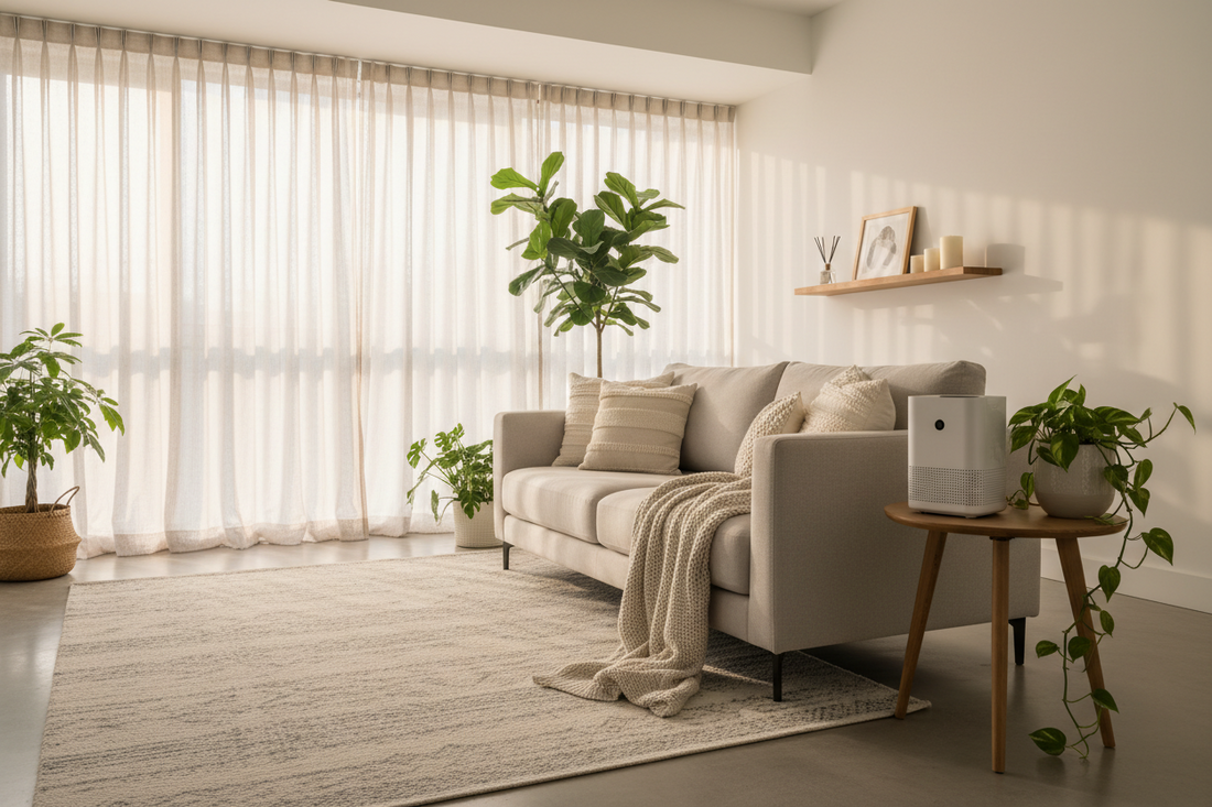 Create a Fresher Home with Window Treatments, Pure Air Essentials, and Home Fragrance
