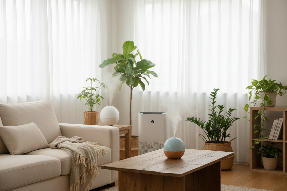 How Pure Air, Balanced Humidity, and Home Fragrance Create a Healthier Living Space