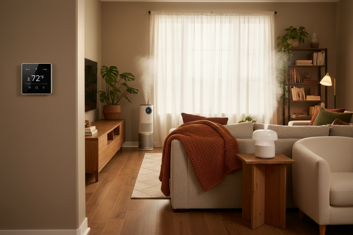 Advanced Indoor Climate Strategies Using Cooling & Air Quality, Smart Humidity Control, and HVAC Technologies