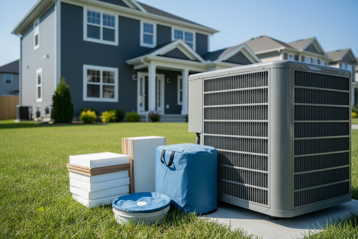 The Role of Exterior Maintenance and AC Accessories in Cooling Performance