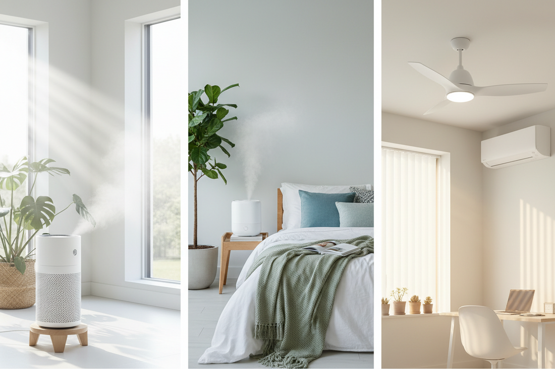 The Complete Home Air Guide: Pure Air, Smart Humidity, and Efficient Cooling for Every Season