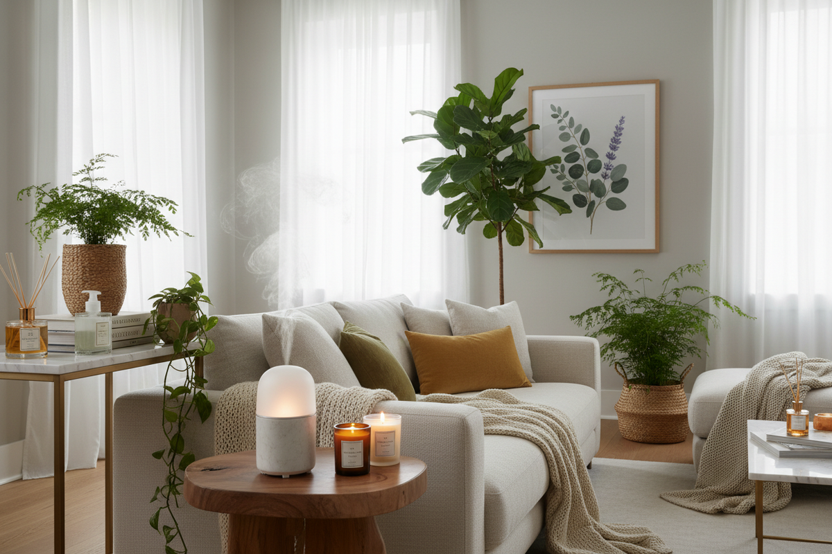 The Modern Living Room Upgrade Using Home Air Care, Home Fragrance, and Fresh Living Solutions