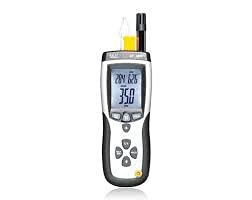 CEM Psychrometer with Infrared Thermometer, Humidity Meter, Dew Point Temperature, Wet Bulb Temperature for HVAC, Chemical and Automobile Industry Model: DT-8896 - Image 3