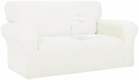 PureFit 100% Dual Waterproof Couch Cover Slipcovers for Couches and Sofas - Stretch Non Slip Fleece Sofa Covers Washable, Leakproof Furniture Protector for Kids, Pets, Dog (Loveseat, Beige) - Image 8