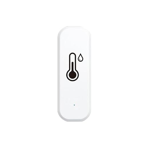 Zigbee Temperature and Humidity Sensor, Wireless Thermometer for Home Automation, Remote Monitoring, Compatible with Hub/Gateway Devices with Zigbee Hub Built-in by Besisglas