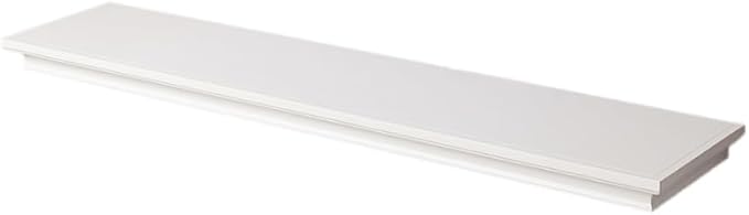 AHDECOR White Floating Shelves Wall Mounted, Deeper Wall Storage Shelf for Home Décor, Super Sturdy, Easy to Install, 36” Wide, 7.75” Deep - Image 6