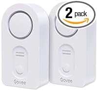 Govee Water Leak Detectors 2 Pack, 100dB Adjustable Audio Alarm Sensor, Sensitive Leak and Drip Alert, for Kitchen Bathroom Basement (Cannot Connect to Wi-Fi Directly) by Govee