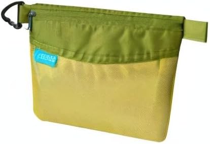 pack all Water-resistant Material Zipper Pouch, Mesh Zipper Bag for Storage, Travel, Office (Small, Green) - Image 9