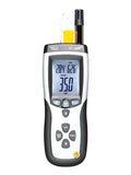 CEM Psychrometer with Infrared Thermometer, Humidity Meter, Dew Point Temperature, Wet Bulb Temperature for HVAC, Chemical and Automobile Industry Model: DT-8896 by Unknown