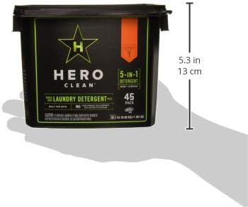 Hero Clean Laundry Detergent PACS, Scent 1, 45-Count - Image 3