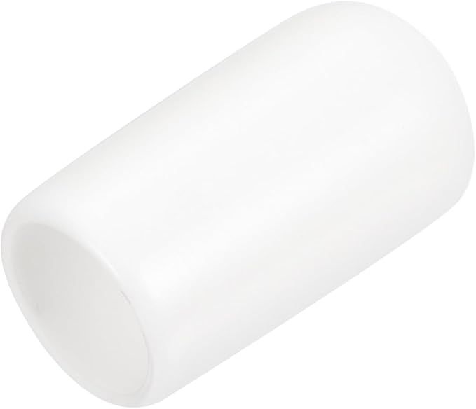 uxcell 20pcs Rubber End Caps 7.5mm ID Vinyl Round End Cap Cover Screw Thread Protectors White by uxcell