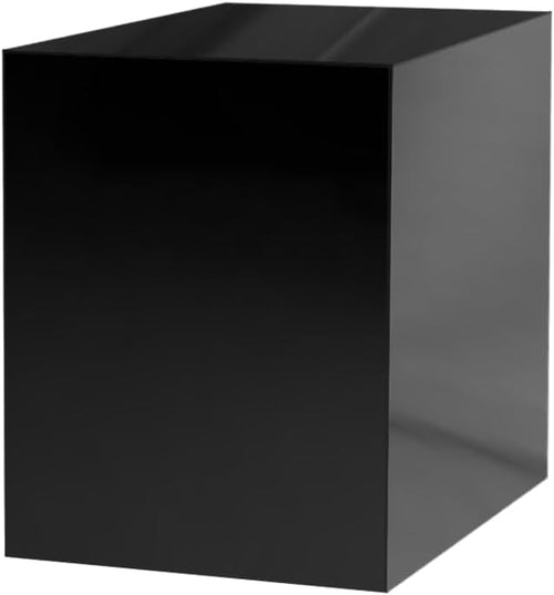 12" x 12" x 16" Glossy Black Acrylic Display Box with One Open Side No Lid Versatile Tall Retail Product Riser or Merchandise Storage Bin by Marketing Holders by MarketingHolders