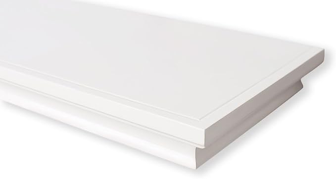 AHDECOR White Floating Shelves Wall Mounted, Deeper Wall Storage Shelf for Home Décor, Super Sturdy, Easy to Install, 36” Wide, 7.75” Deep - Image 7