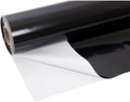 Vapor Barrier Supply - Black/White Plastic Sheeting - 20 mil - Dura Smooth, Thick Plastic Sheeting, Drop Cloth, Vapor Barrier Covering for Crawl Space, Low Density Polyethylene (6' x 20'), VBSDS20 by FarmPlasticSupply