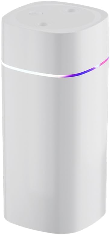 DONGKER Mini Humidifier,600ml Dual Channels USB Quiet Humidifier with Colorful Cycling Light Waterless Auto Shut-Off for Home Bedroom Office Indoor Travel by DONGKER