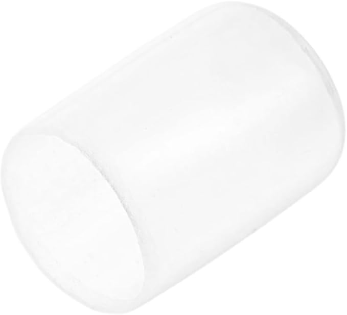 uxcell 20pcs Rubber End Caps Protective Caps 14mm ID Vinyl PVC Round Tube Bolt Cap Cover Screw Thread Protectors, Clear by uxcell