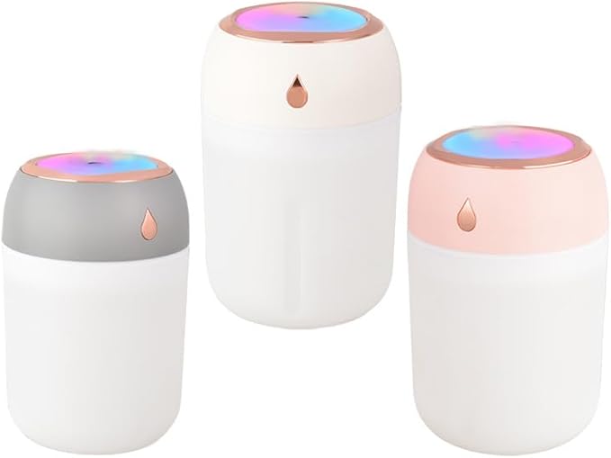 Portable Mini Humidifier for Bedroom, Office, Car, USB Personal Humidifier with LED Lights, 330ML Capacity, Auto Shut-Off, Aromatherapy Diffuser - Image 7