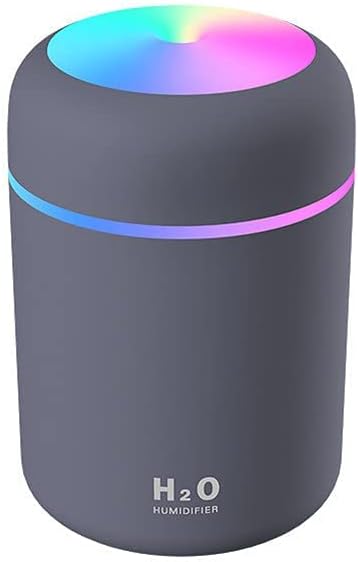Colorful Cool Mini Humidifier, Essential Oil Diffuser, Aroma Essential USB Personal Desktop Humidifier for Car, Office Room, Bedroom etc,2 Adjustable Mist Modes (Navy Blue) by Jackcell