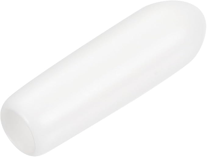 uxcell 20pcs Rubber End Caps 3.5mm ID Vinyl Round End Cap Cover Screw Thread Protectors White by uxcell