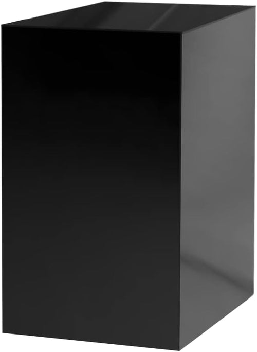 12" x 12" x 24" Acrylic Cube / Display 5 Sided Box Black by MarketingHolders