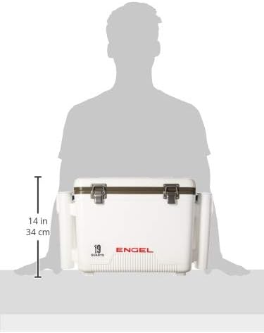 Engel UC19 19qt Leak-Proof, Air Tight, Fishing Drybox Cooler with Built-in Fishing Rod Holders, Also Makes The Perfect Small Hard Shell Lunchbox for Men and Women - Image 3