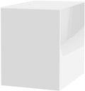 12" x 12" x 16" White Acrylic Display Box with One Open Side No Lid Versatile Tall Lucite Retail Product Riser or Merchandise Storage Bin by Marketing Holders by MarketingHolders