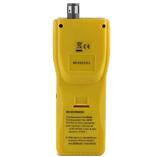 AZ-8857 Humidity Meter IR Temperature & Humidity Dew Point Temperature Meter AZ8857 Handheld IR Hygrometer Psychrometer AZ 8857 - Image 2