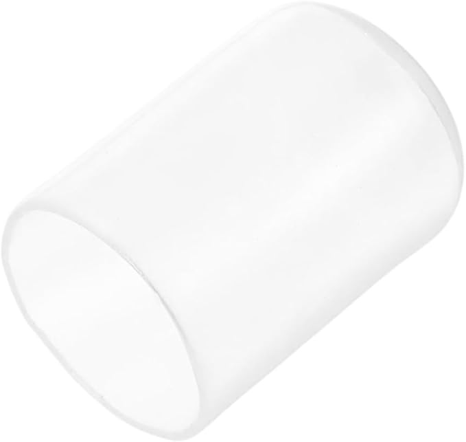 uxcell 20pcs Rubber End Caps Protective Caps 17mm ID Vinyl PVC Round Tube Bolt Cap Cover Screw Thread Protectors, Clear by uxcell