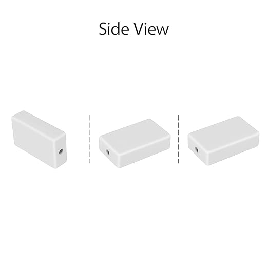 LeMotech Project Box 10 Pieces ABS Plastic Electrical Project Case Small Junction Box for Electronics White 2.36 x 1.42 x 0.67 inch (60 x 36 x 17 mm) - Image 6