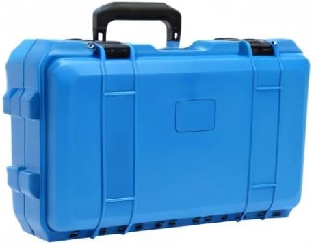 22" Weatherproof Hard Case Rolling Waterproof Case Dry Box with Foam Protective Cases Shockproof Hard Travel Cases For Cameras Lenses Electronic Equipment (Blue) - Image 10