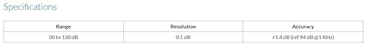 Sper Scientific Graphic Display Sound Meter 850015-30-130 dB A/C Frequency Weighting, 0.1 dB Resolution, Min/Max, Peak, Fast/Slow Response, Compact Design - 4 pc - Image 4