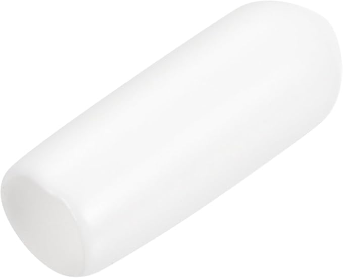uxcell 20pcs Rubber End Caps 5mm ID Vinyl Round End Cap Cover Screw Thread Protectors White by uxcell