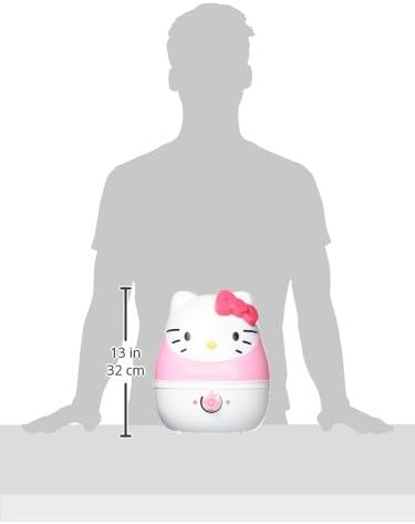 Crane Adorables Ultrasonic Humidifiers for Bedroom and Baby Nursery, 1 Gallon Cool Mist Air Humidifier for Large Room or Kid's Room, Humidifier Filters Optional, Hello Kitty - Image 9