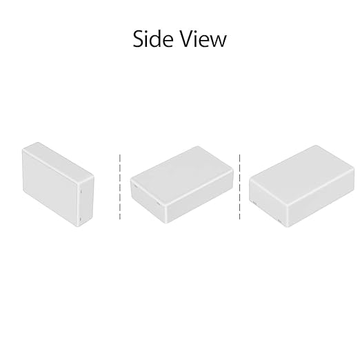 LeMotech Project Box 5 Pieces ABS Plastic Electrical Project Case Small Junction Box for Electronics White 3.94 x 2.36 x 0.98 inch (100 x 60 x 25 mm) - Image 6