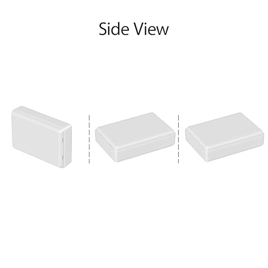 LeMotech Project Box 5 Pieces ABS Plastic Electrical Project Case Small Junction Box for Electronics White 3.62 x 2.28 x 0.90 inch (92 x 58 x 23 mm) - Image 6