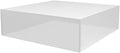 Acrylic Display Box with One Open Side 6.75" x 6.75" x 2 No Lid Versatile Frosted Plexiglass Merchandise Storage Bin or Retail Product Riser by Marketing Holders by MarketingHolders