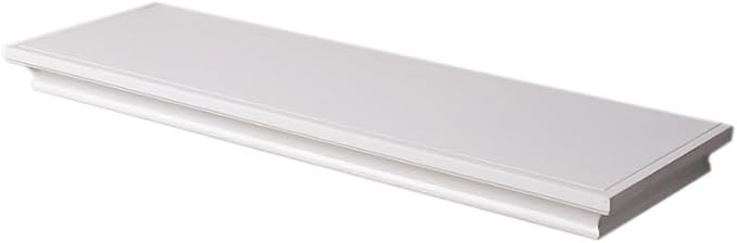 AHDECOR White Floating Shelves Wall Mounted, Deeper Wall Storage Shelf for Home Décor, Super Sturdy, Easy to Install, 24” Wide, 7.75” Deep - Image 4