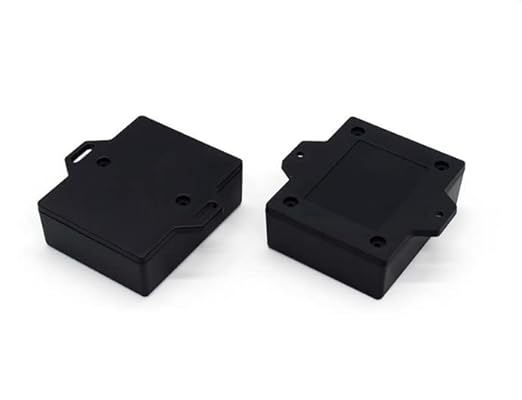 Fielect 3Pcs Project Box ABS Plastic Junction Box Dustproof Universal Electrical Project Case Enclosure with Ear Black, 2.44 x 1.97 x 0.87 inch - Image 7