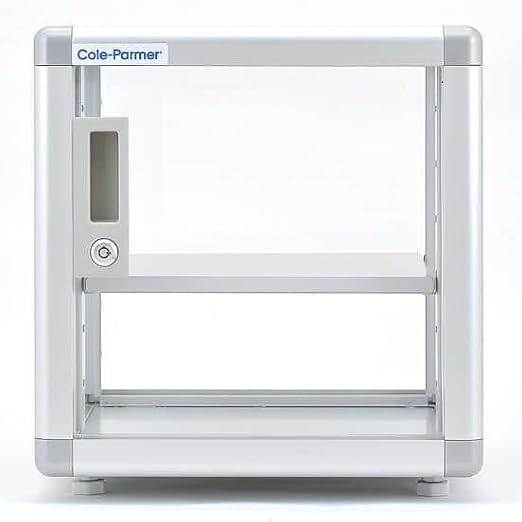 Cole-Parmer Desiccator Cabinet, Aluminum Frame, One Shelf: 50 L - Image 2
