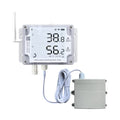 Ubibot Thermometer Hygrometer, Wireless Temperature Data Logger, Remote Humidity Monitor for Refrigerated Truck Free App Email Alarm, IFTTT 2.4GHz only (GS1-AETH1RS + CO2 Probe) by UbiBot