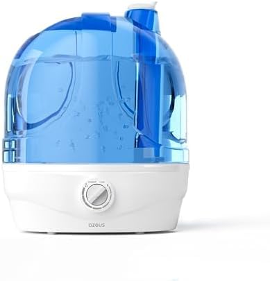 AZEUS Humidifiers, 2.8L Ultrasonic Cool Mist Humidifier for Large Room Babies Office, Quiet Humidifiers with Microporous filters, Lasts up to 50 Hours, Auto Shut-Off (BPA-Free) - Image 7