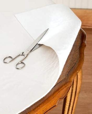 Felt Back Vinyl Table Pad 52" x 90" – Cut-to-Fit Waterproof Table Protector with Flannel Backing – Heat-Resistant Dining Pad for Daily or Under Tablecloth Use - Image 7