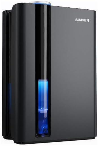 SIMSEN 95oz Dehumidifiers for Home, 800 sq ft Quiet Small Dehumidifier with Drain Hose, Dehumidifiers for Bedroom Bathroom Basements Closet RV (Black) by SIMSEN