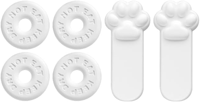 Pet Food Drying Blocks for Pet Food - Keep Cat & Dog Food Fresh, Moisture - Proof Sealing Solution (1 set each of disc model + cat claw stick model) by Unknown