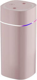 DONGKER Mini Humidifier,600ml Dual Channels USB Quiet Humidifier with Colorful Cycling Light Waterless Auto Shut-Off for Home Bedroom Office Indoor Travel by DONGKER