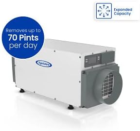 AprilAire E070 Pro Dehumidifier Bundle - 70 Pint Whole House Dehumidifier - Full Complete Kit - Crawl Spaces, Basements, Whole Homes, Commercial up to 2,800 sq. ft - 5 Year Warranty Included - Image 6