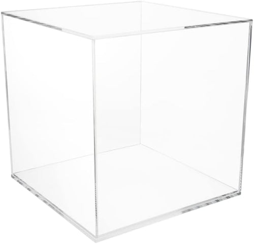 12" x 12" Clear Acrylic Display Box with Thick Clear Base Versatile Lucite Retail Product Dust Cover for Collectibles and Memorabilia by Marketing Holders - Image 2