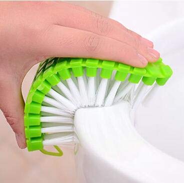WOIWO 3PCS Household Plastic Cleaning Brushes Are Suitable for Laundry Brushes, Multi-function Shoes Washing, Floor Cleaning and Creative Flexible Flexible Bristles Brushes(Color Random) - Image 4