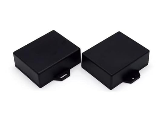 Fielect 3Pcs Project Box ABS Plastic Junction Box Dustproof Universal Electrical Project Case Enclosure with Ear Black, 2.44 x 1.97 x 0.87 inch - Image 6